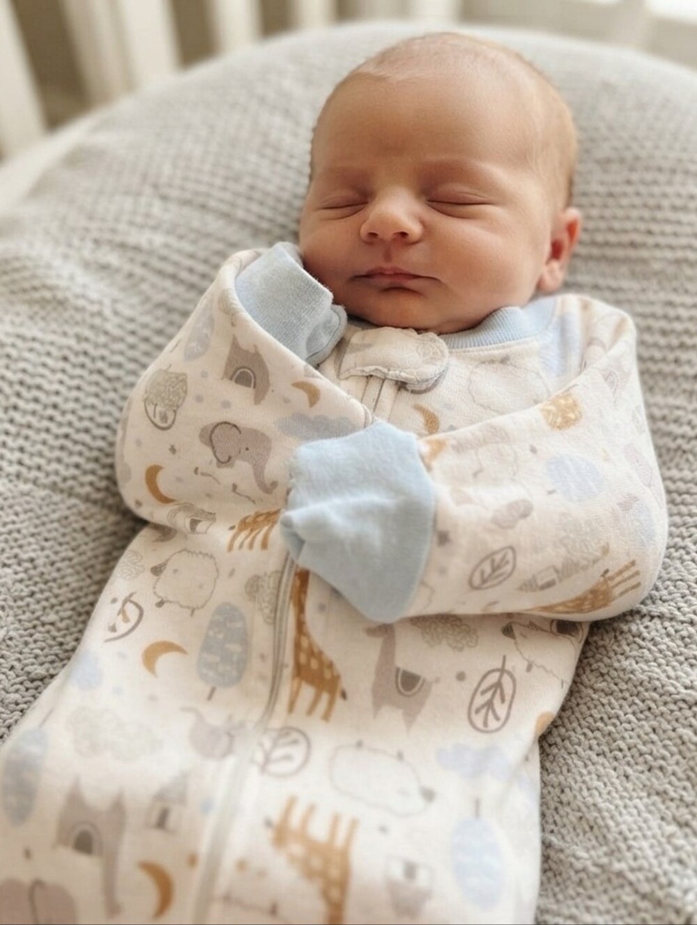 Carter's 0-9M Adorable Animal Print Kids Pajamas